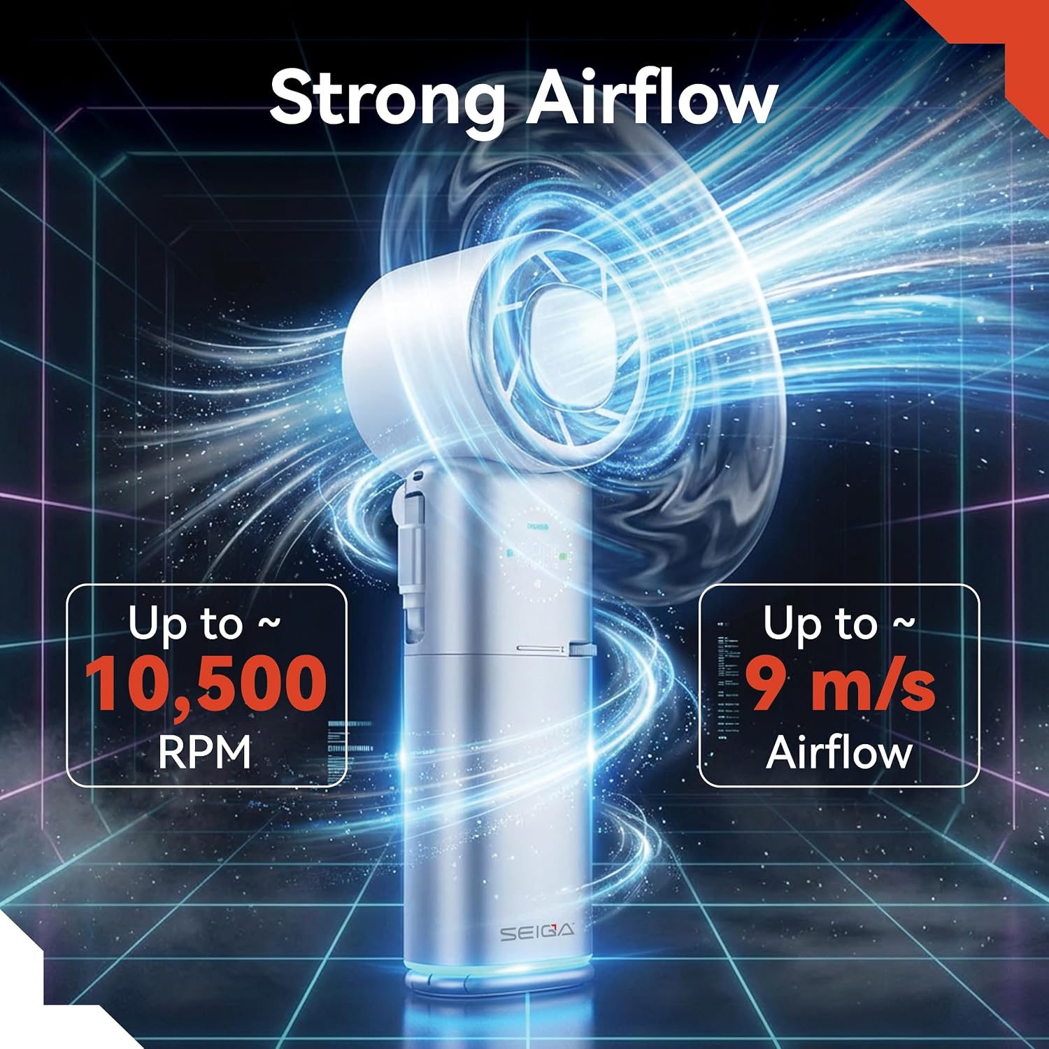 SEIGA MF131 Ice Cooling Handheld Fan